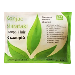 Ширатакі Angel, 0 калорий