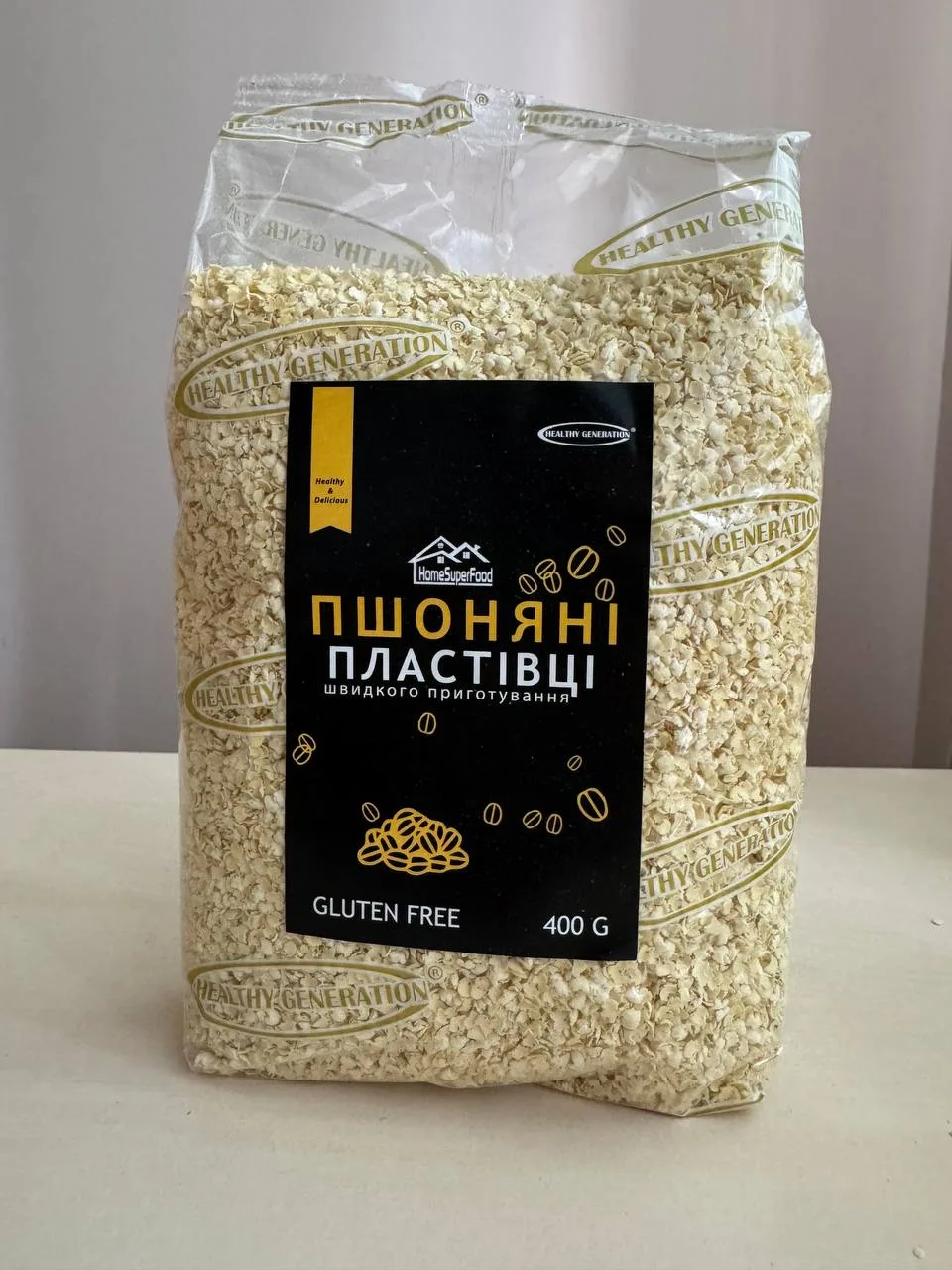 Пшоняні пластівці швидкого приготування