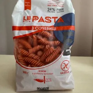 Паста LEntil PASTA з червоної сочевиці