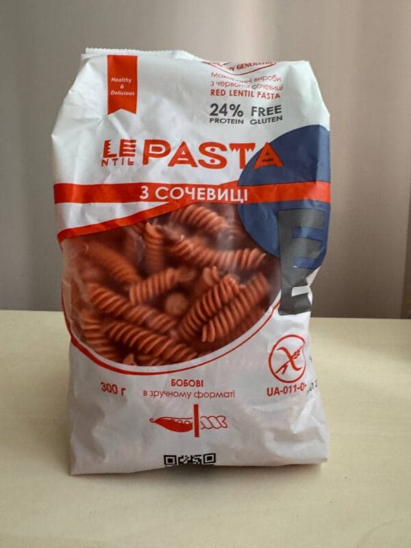 Паста LEntil PASTA з червоної сочевиці