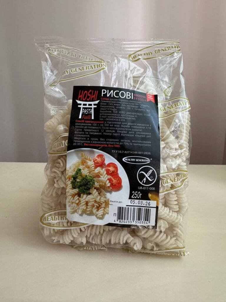 Рисова безглютенова паста HОSHI PASTA