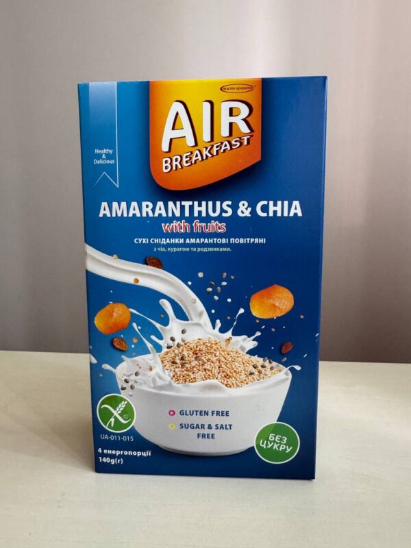 Сухий сніданок AIR Breakfast амарант чіа фрукти 140 г