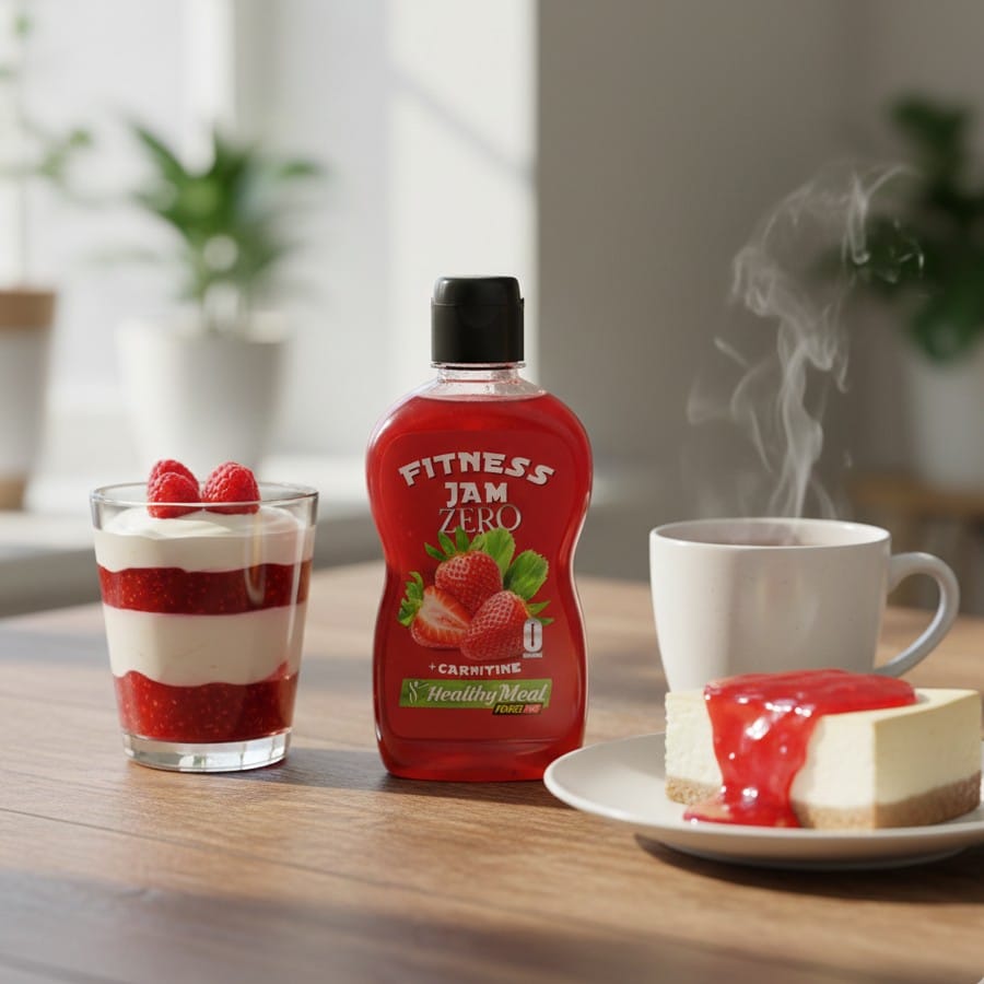 чізкейк з джемом