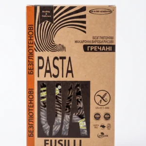 Рисова паста PASTA UA з гречкою, 300г